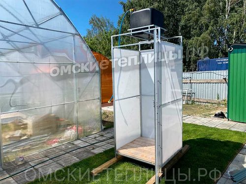 Душевая кабина без раздевалки закрытого типа